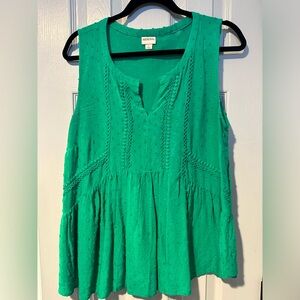 Merona Green 💚 flowy tank